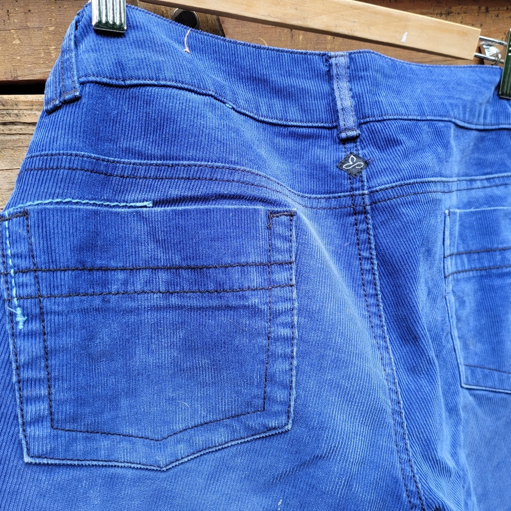 Prana Women's Blue Corduroy Jeans - Picture 5 of 7